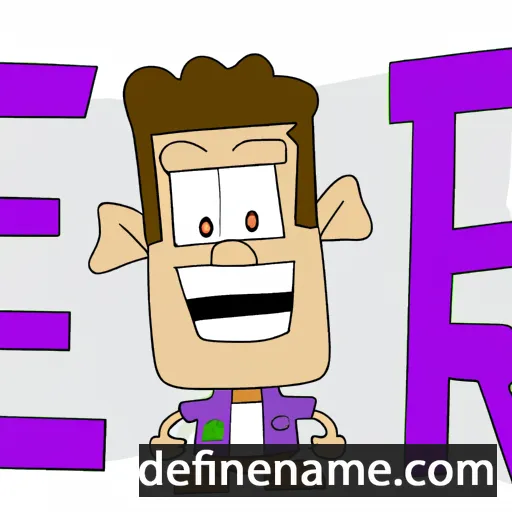 cartoon of the name Er