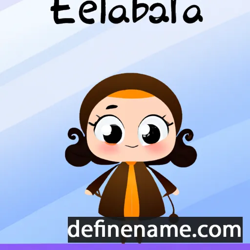 cartoon of the name Erabella