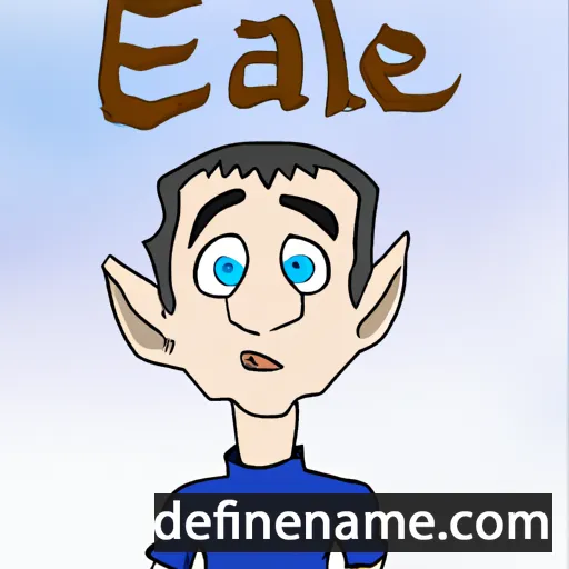 cartoon of the name Erael