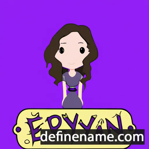 cartoon of the name Eralynn