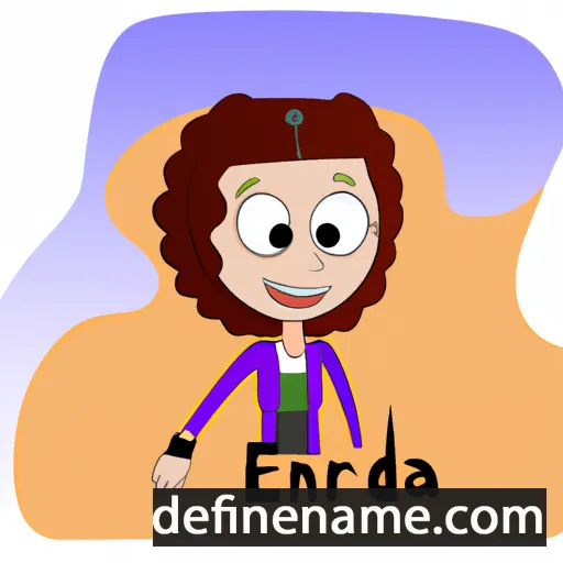 cartoon of the name Eranda