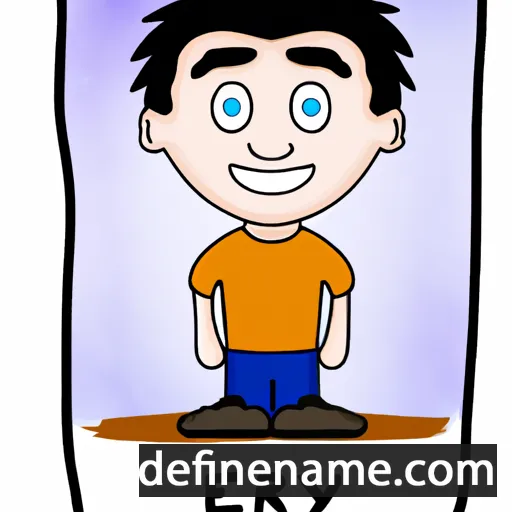 cartoon of the name Eray