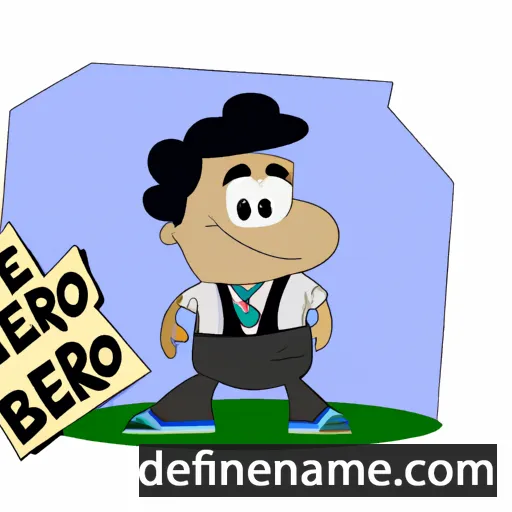 cartoon of the name Erberto