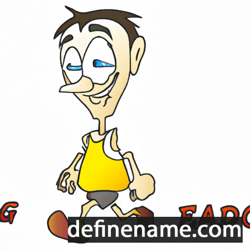 cartoon of the name Ercanbod