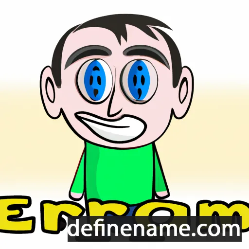 cartoon of the name Ercanmar