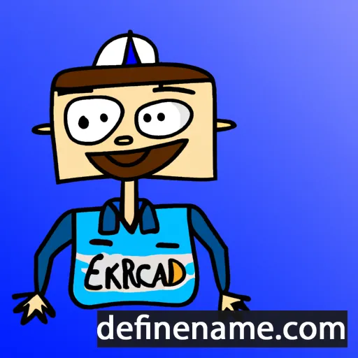 cartoon of the name Ercanrad