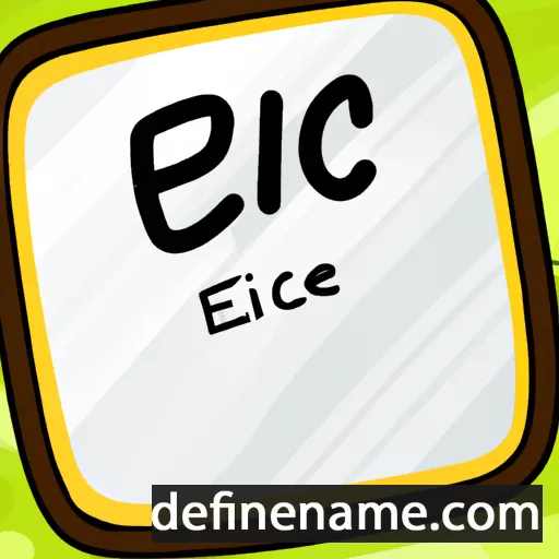 cartoon of the name Erchie