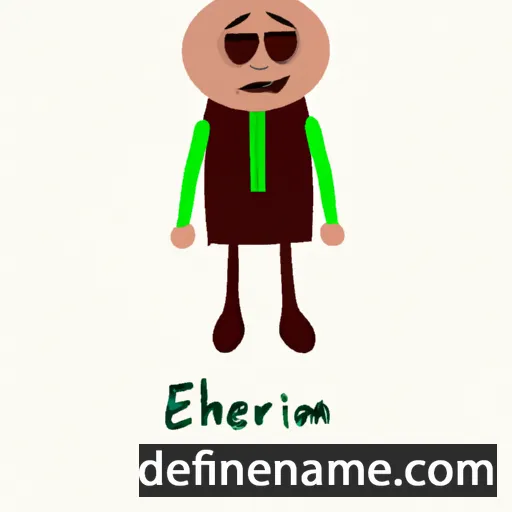 cartoon of the name Erchimen