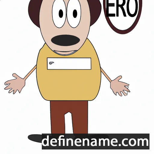 cartoon of the name Erco