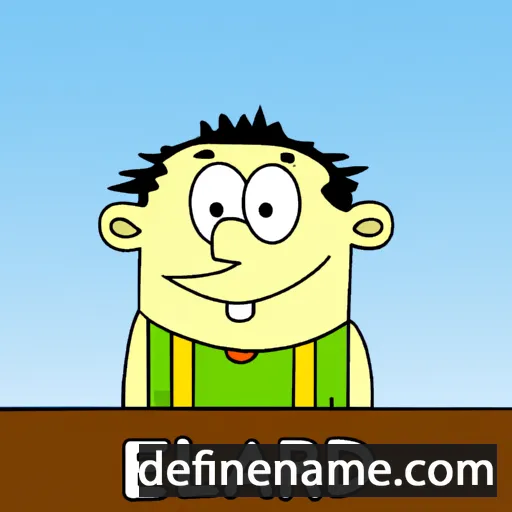 cartoon of the name Erdal