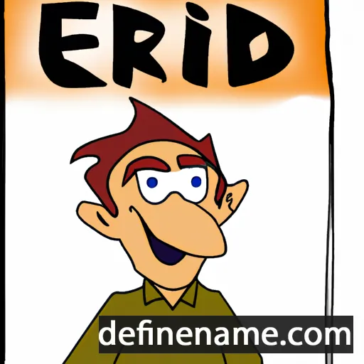 cartoon of the name Erdi