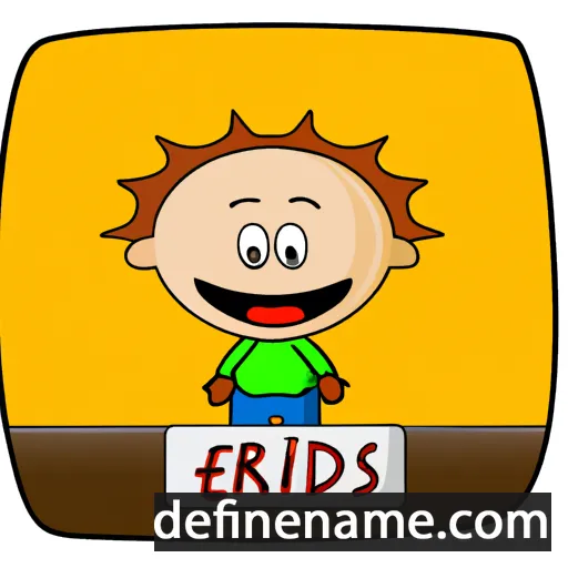 cartoon of the name Erdis