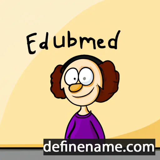 cartoon of the name Erdmuthe