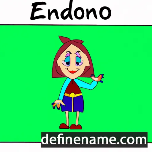 cartoon of the name Erdonja