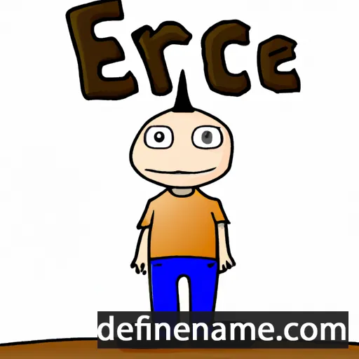 cartoon of the name Erec