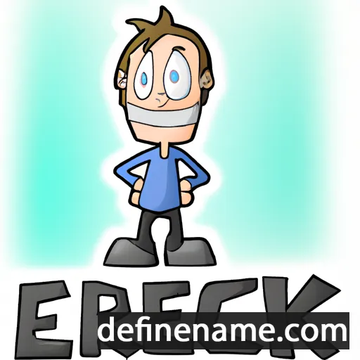 cartoon of the name Ereck