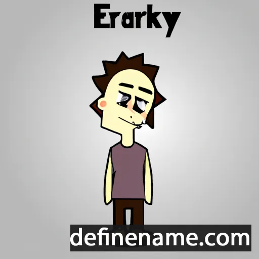 cartoon of the name Erekay