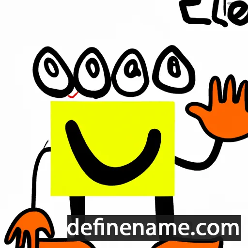 cartoon of the name Erell