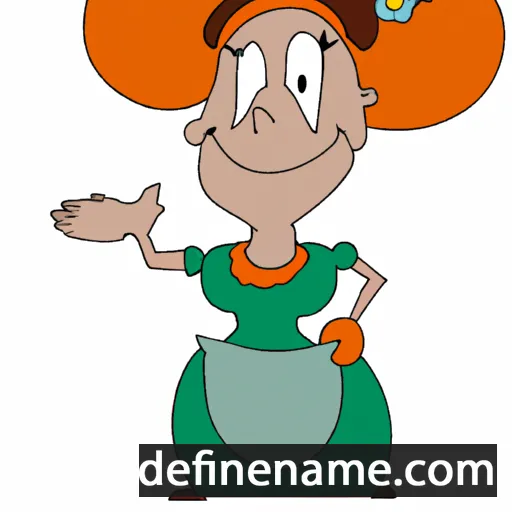 cartoon of the name Erenita