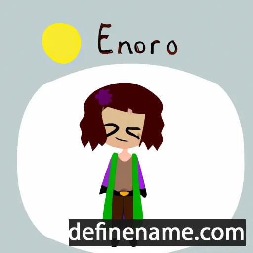 cartoon of the name Ereonora