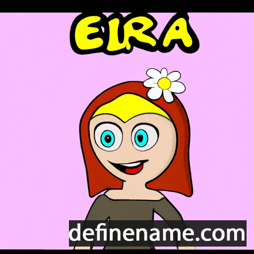 cartoon of the name Erfa