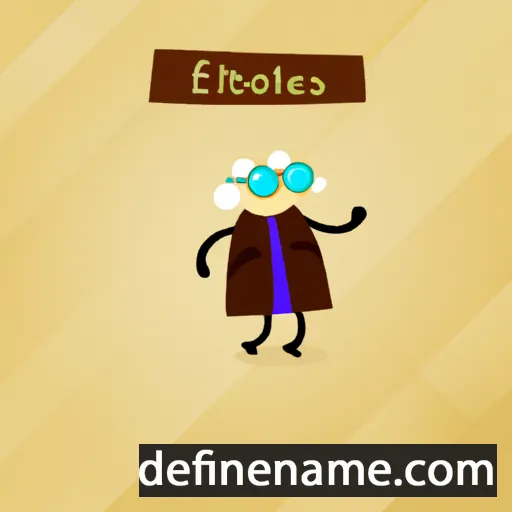 cartoon of the name Ergoteles