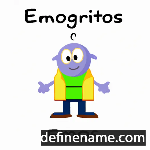 cartoon of the name Ergotimos