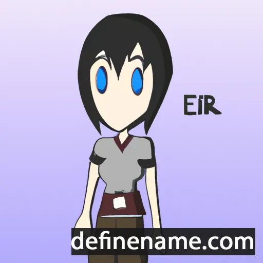 cartoon of the name Eri