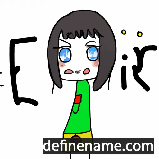 cartoon of the name Eri