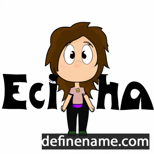 cartoon of the name Ericha