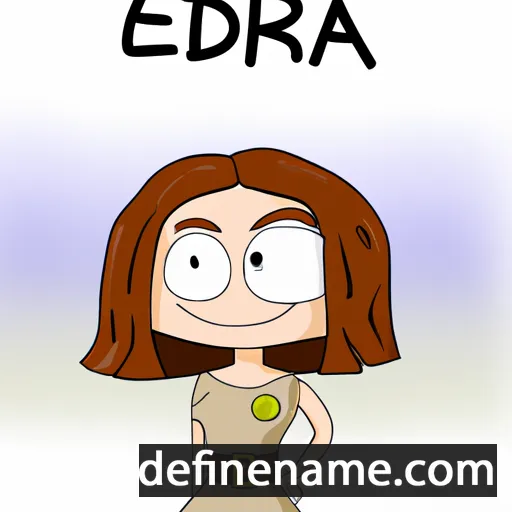 cartoon of the name Erida