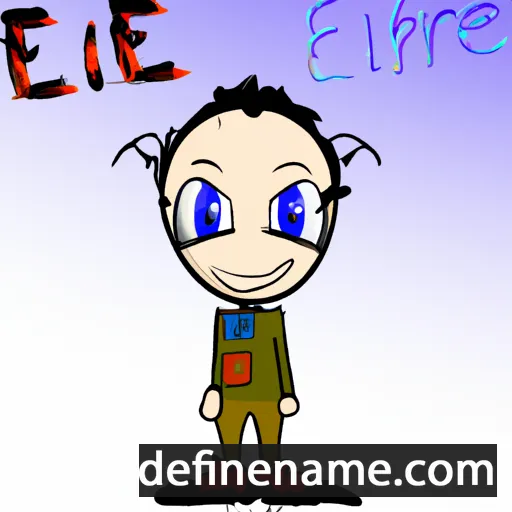 cartoon of the name Erie