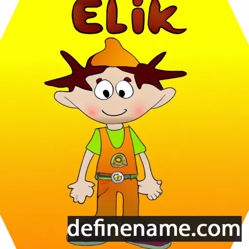 cartoon of the name Erilik