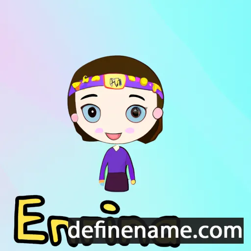 cartoon of the name Erinna