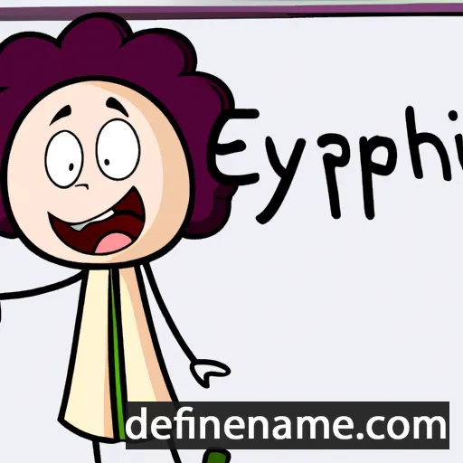 cartoon of the name Eriphyle