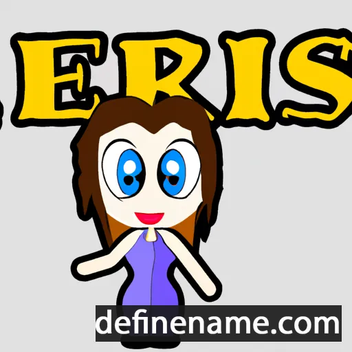 cartoon of the name Eriş