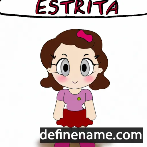 cartoon of the name Erisabetta