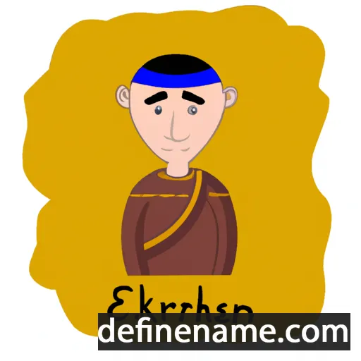 cartoon of the name Eriskhan