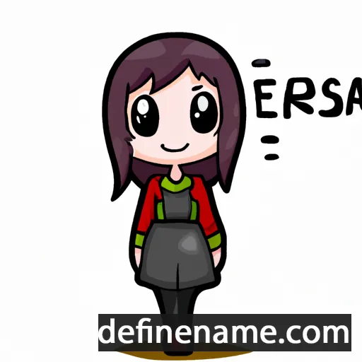 cartoon of the name Erissena