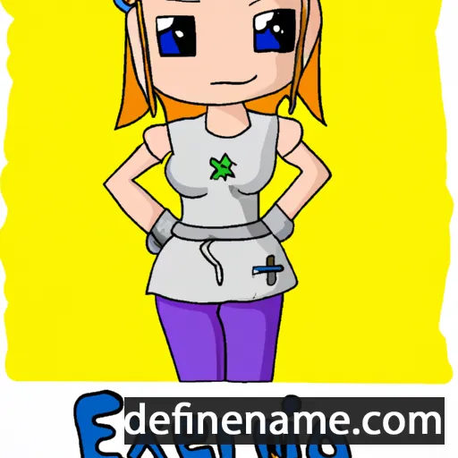 cartoon of the name Erixena