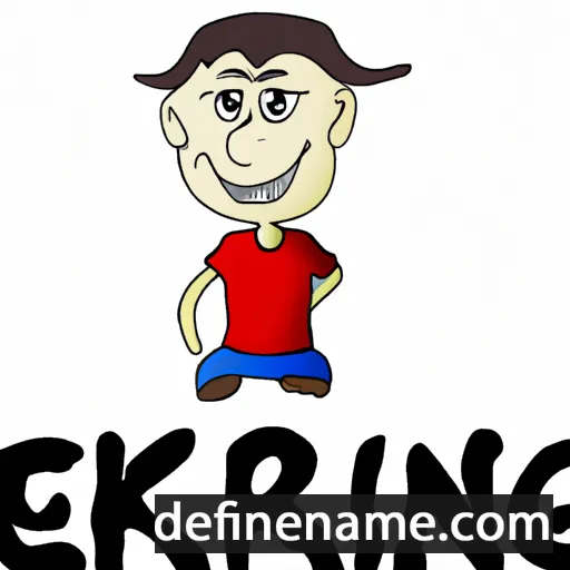 cartoon of the name Erkingul