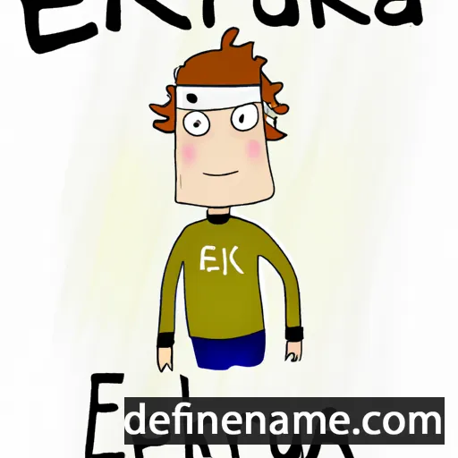 cartoon of the name Erkka