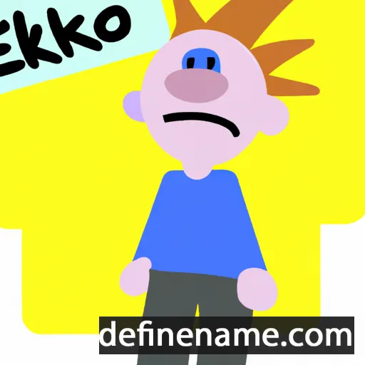 cartoon of the name Erkko