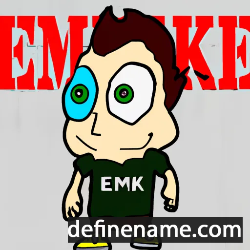 cartoon of the name Erkme