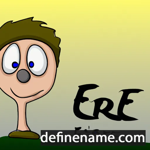 cartoon of the name Erlé