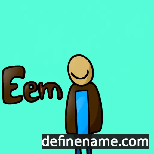 cartoon of the name Erlen