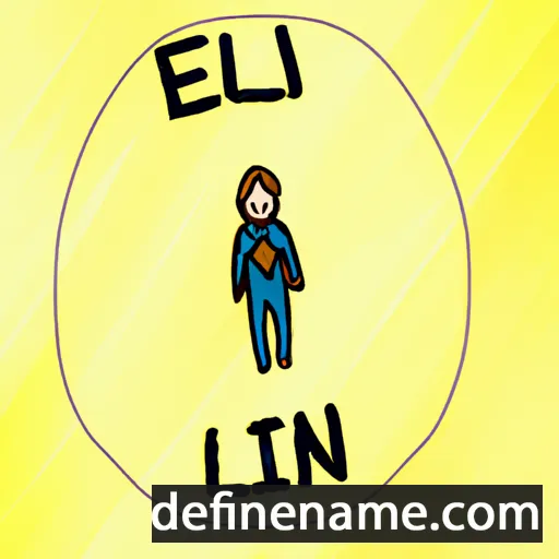 cartoon of the name Erlin