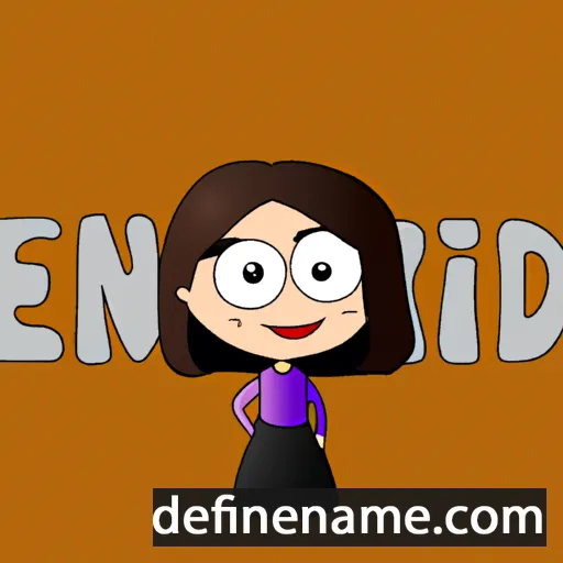 cartoon of the name Erlinda