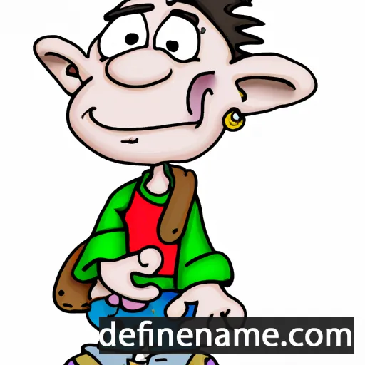 cartoon of the name Erlon