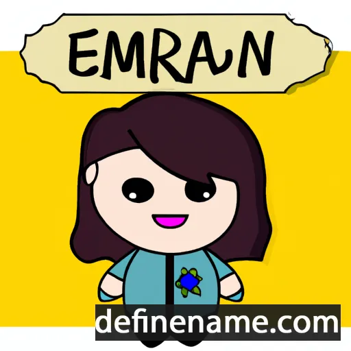 cartoon of the name Ermajean